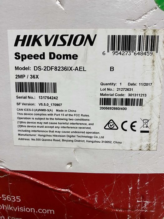 IP PTZ-камера Hikvision DS-2DF8236IX-AEL 2МП | Нова | Повний комплект