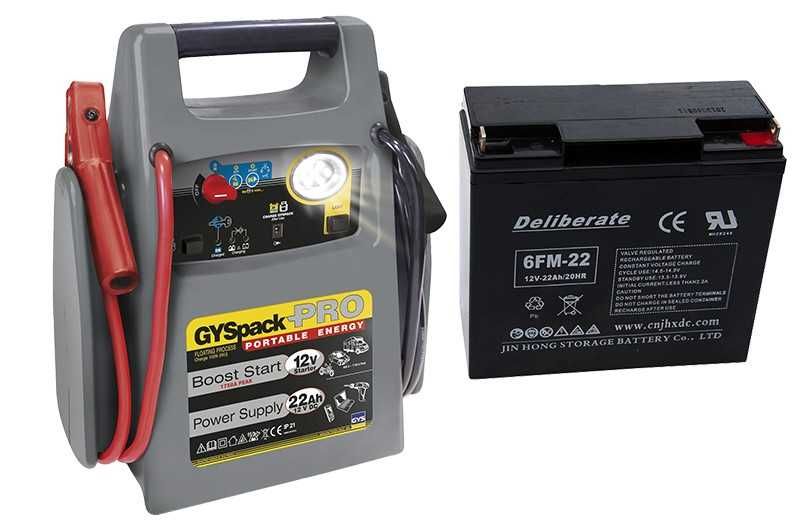 Booster GYSPACK PRO + carregador 12 V  1750 Amperes de arranque