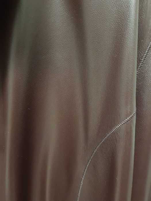 Casaco de pele genuína castanho double face mulher - Novo a estrear