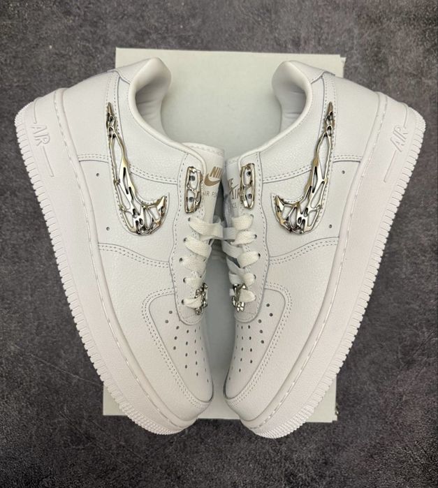 (40-45) Кросівки Nike Air Force 1 Low Molten Metal Silver найк форс