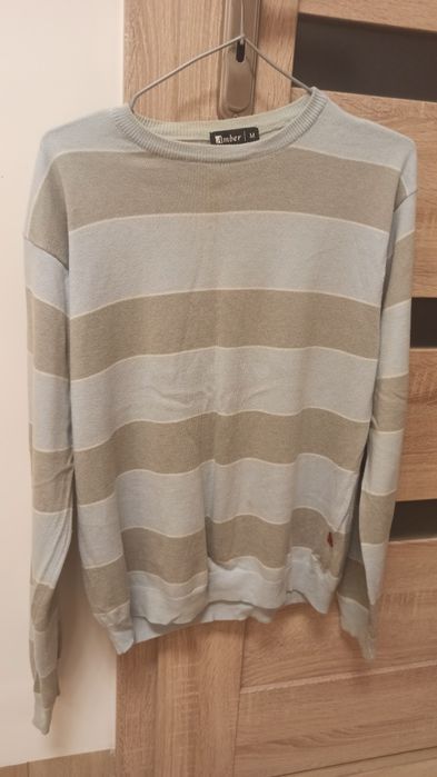 Męski sweter w paski M