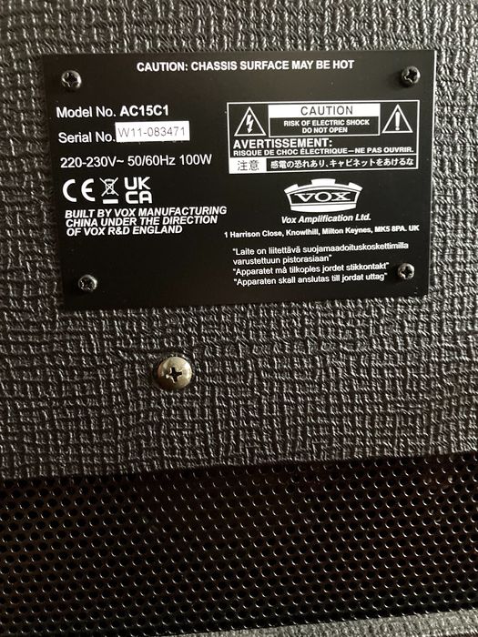 Vox ac 15 c1 2025 mint