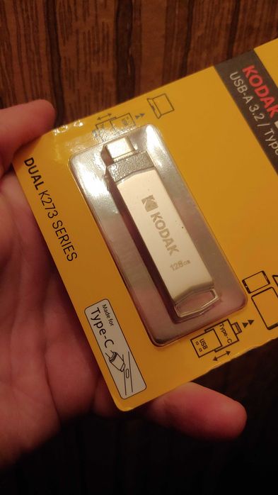 Флешка Kodak Dual Usb 3.2 Type-C Два выхода новая
