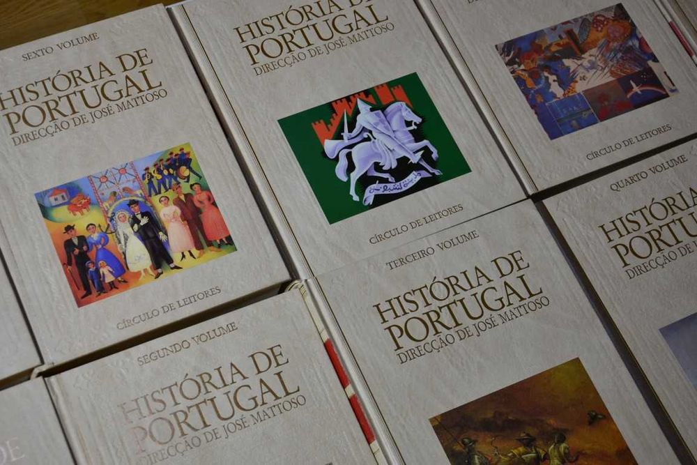 9 volumes de "História de Portugal" - Direção de José Mattoso