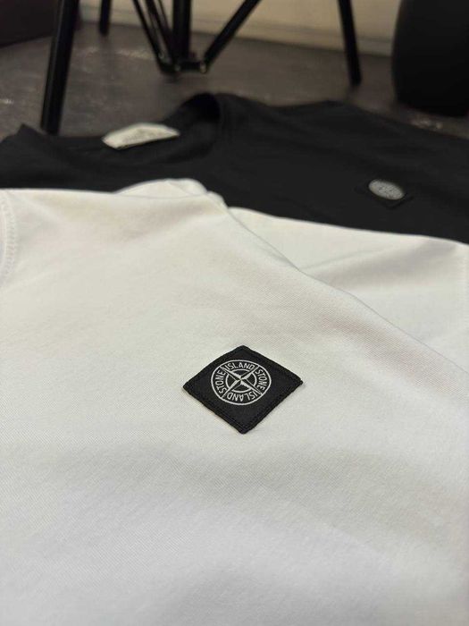 TOP! Футболка Stone Island. Мужская футболка стоник. Люкс 1 к1