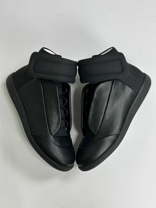 MAISON MARGIELA FUTURE BLACK HIGH кеди чорні кросівки кеды черные