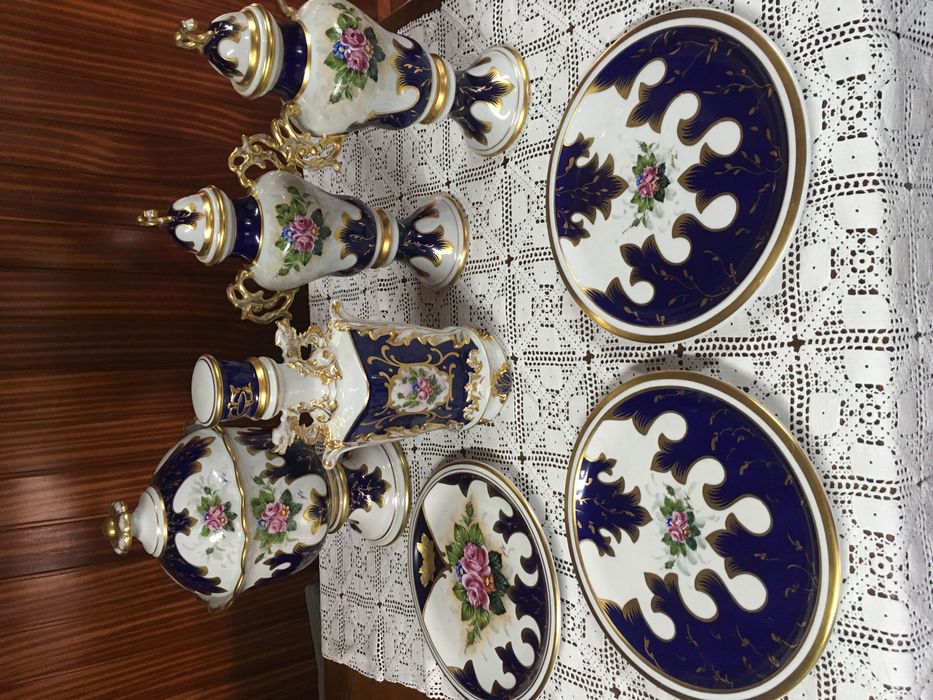 Louças para decoração, pintadas à mão (PT)
