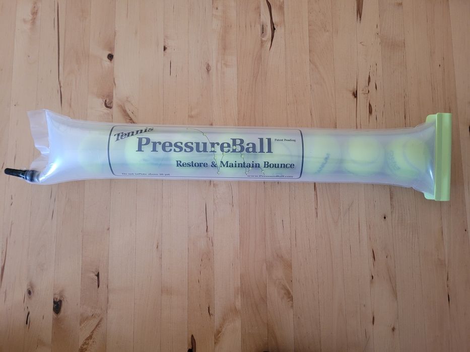 2 Mangas Tennis Pressure Ball + 1 Bomba com manómetro