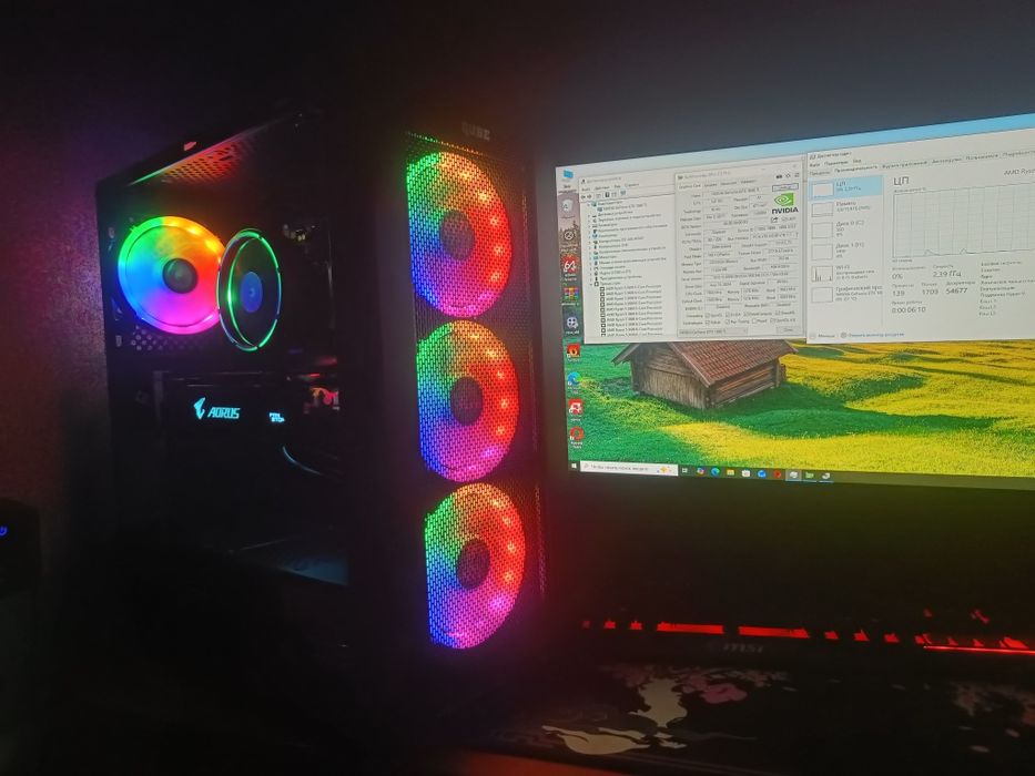 Pc Ryzen 5 3600/1080ti, Ram 16