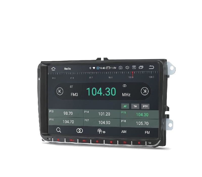 AUTO RADIO 9" GPS ANDROID 14 VOLKSWAGEN VW
