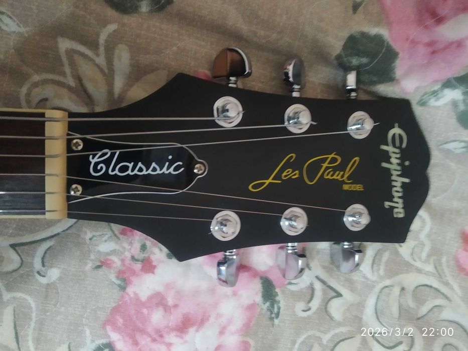 EMG Epiphone les paul classic worn ebony Gotoh