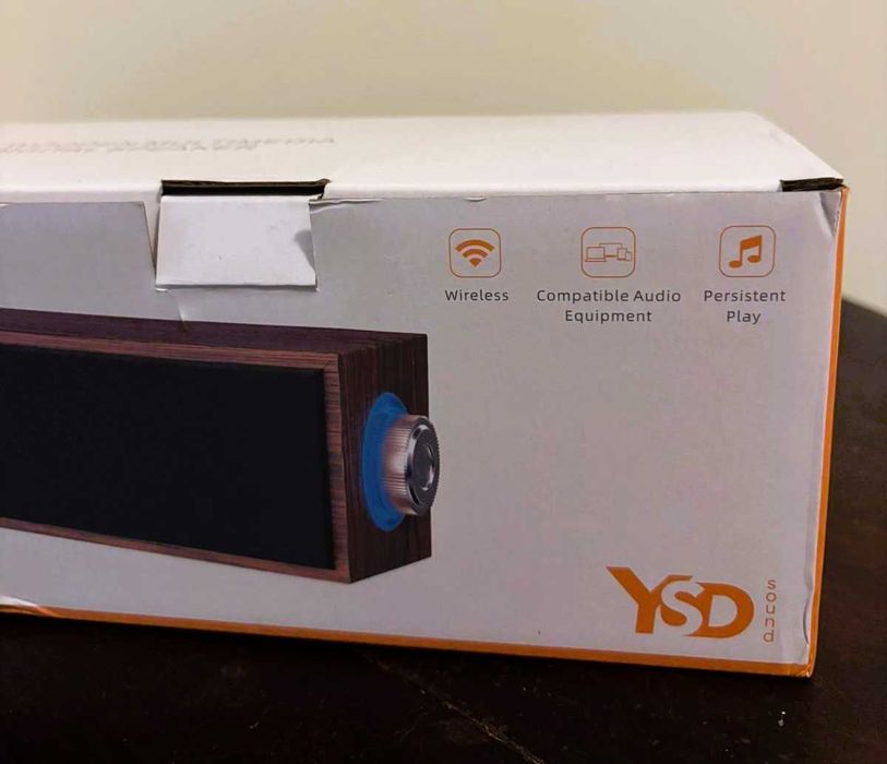 Coluna de Som Speaker Compacta Premium – Nitidez para PC ou Projetor