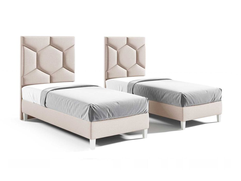 Tapicerowane łóżko hotelowe 70 / 80 / 90 / 100x200 - SZYBKA DOSTAWA