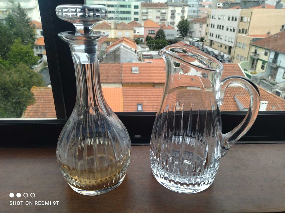 Serviço de copos e jarras de cristal Atlantis (vista alegre)