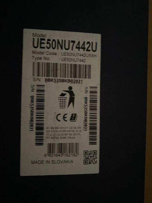 Telewizor Samsung 50" 4K HDR