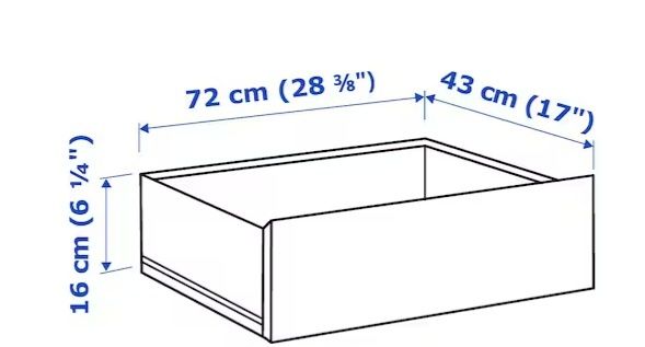 Komoda MALM z Ikea - oryginalne dna do szuflad