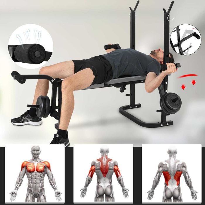 Banco de musculação inclinável Powerfit (Como NOVO)