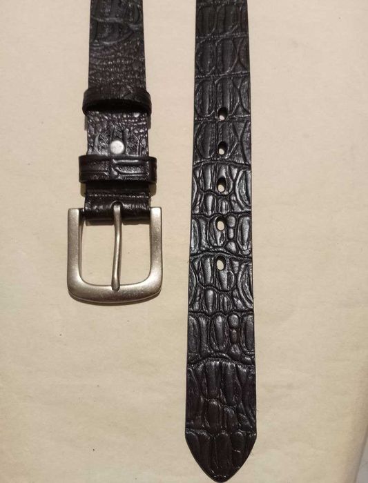 Новый мужской кожаный ремень "Miguel Miratez". Португалия. Оригинал.