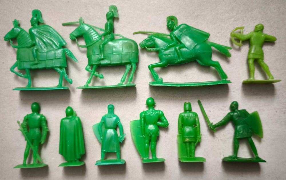 Солдатики СССР - Ледовое побоище - рыцари (10 шт. в лоте) - 8