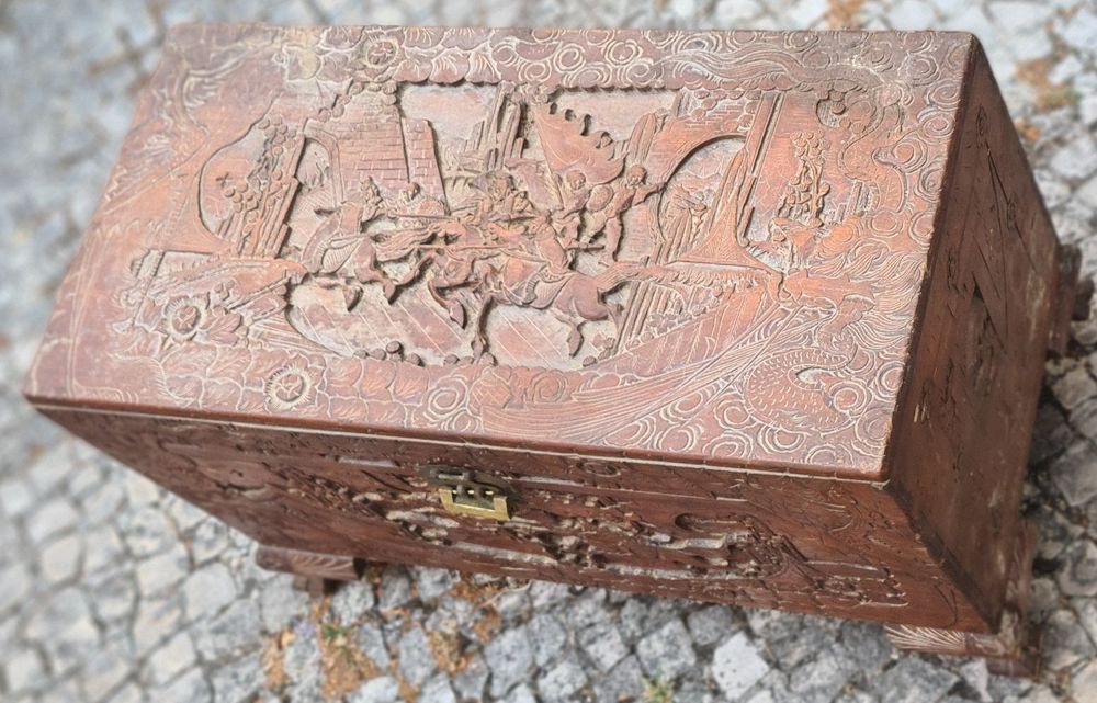 Arca Madeira trabalhada