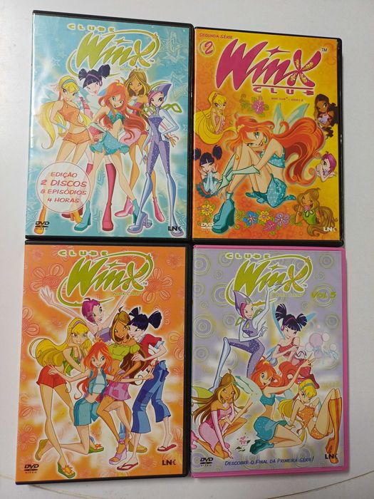 DVD's Winx originais 4 unidades