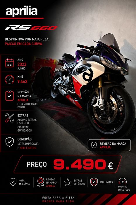 Aprilia rs660 tribute