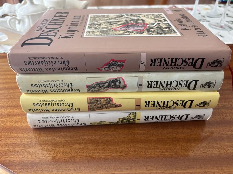 Kryminalna historia Chrześcijaństwa Karlheinz Deschner tomy 1-4