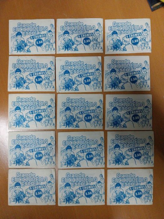Carteiras de cromos antigas, seladas.