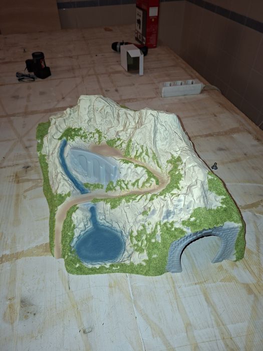 Ferromodelismo Tunel duplo