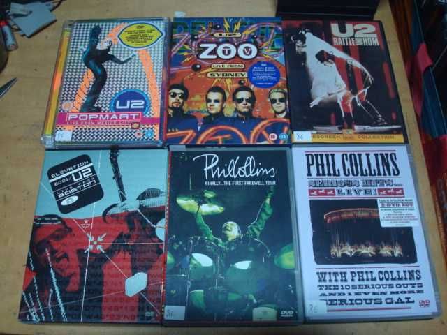 lote 23 dvds musicais ver descrição