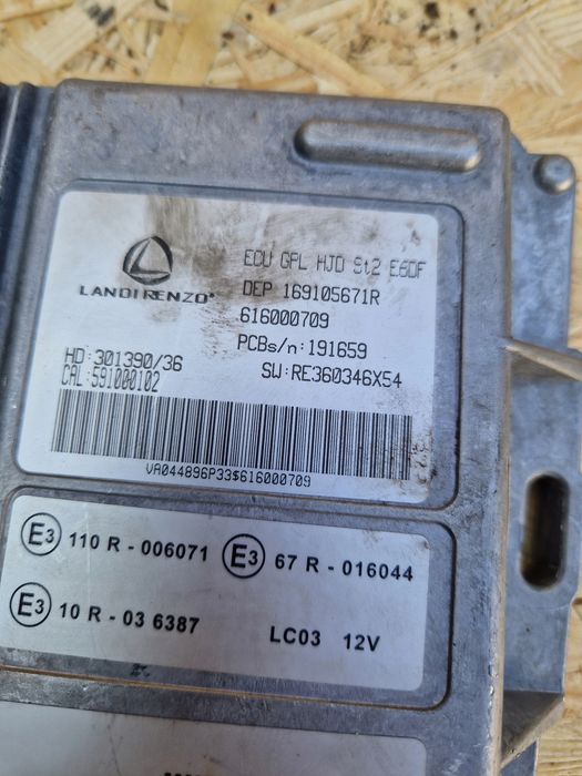 komputer sterownik gazu dacia duster ii