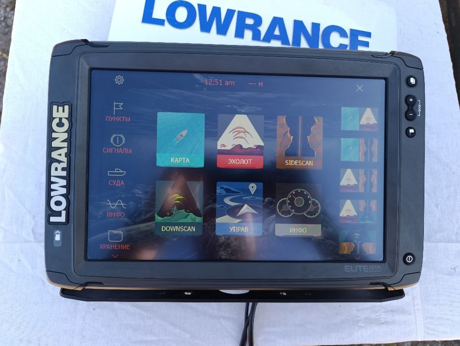Lowrance 12 ti2  датчик Active Imaging 3in 1