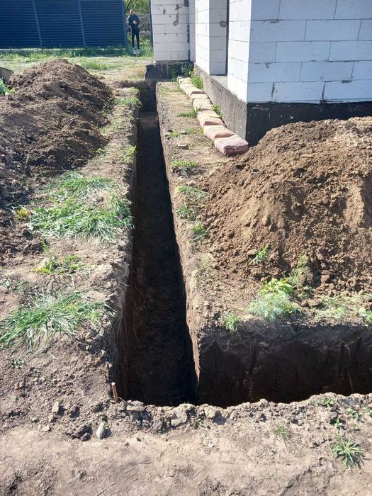 ЗЕМЛЯНЫЕ РАБОТЫ, Копка Ям, Траншей, Котлованов