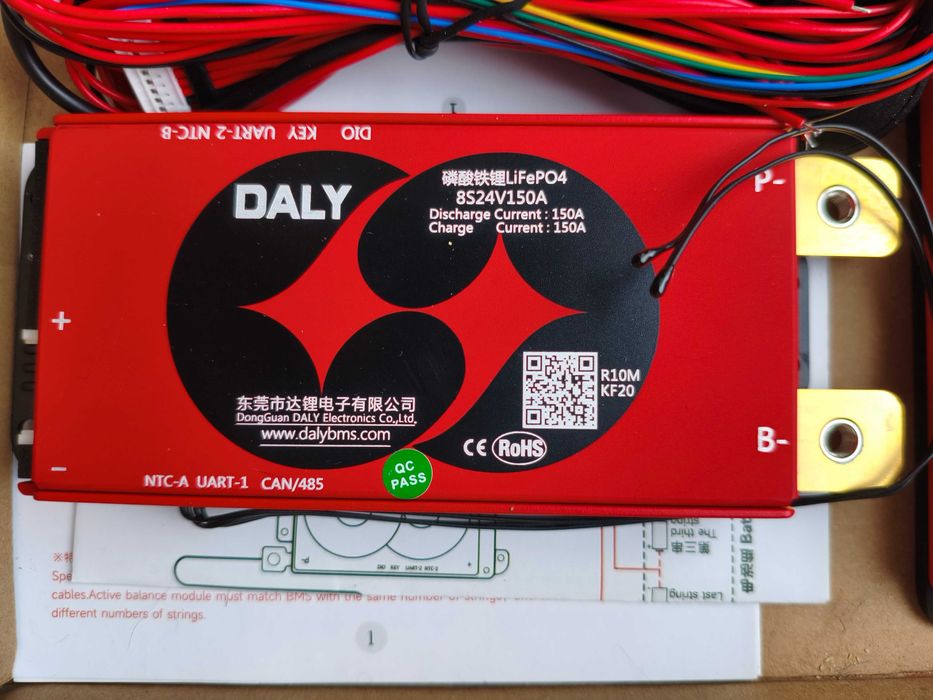 Daly Smart Bms 8S 16S 150A +Active Balancer 1A+Bluetooth