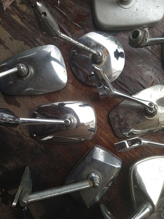 Clássicos Antigos espelhos cromados