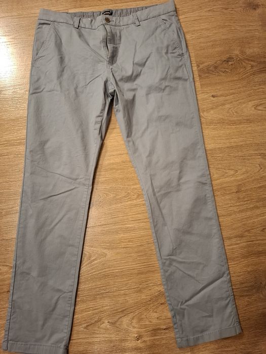 Spodnie męskie szare 46 nie używane