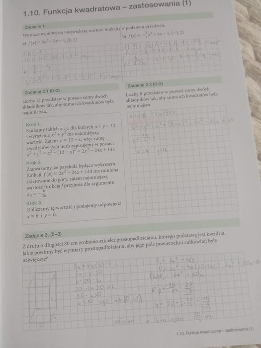 Matematyka 2 Karty pracy