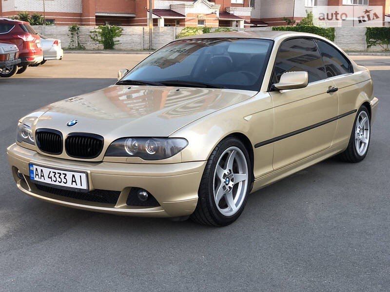 BMW 3, золота, 2л, купе