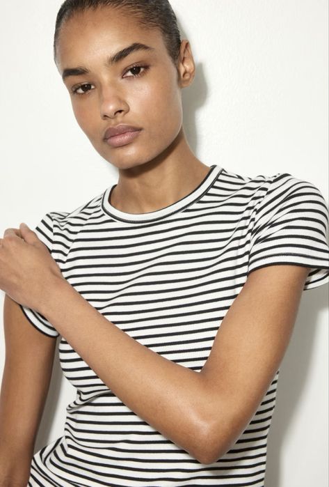 Базова футболка в рубчик H&M