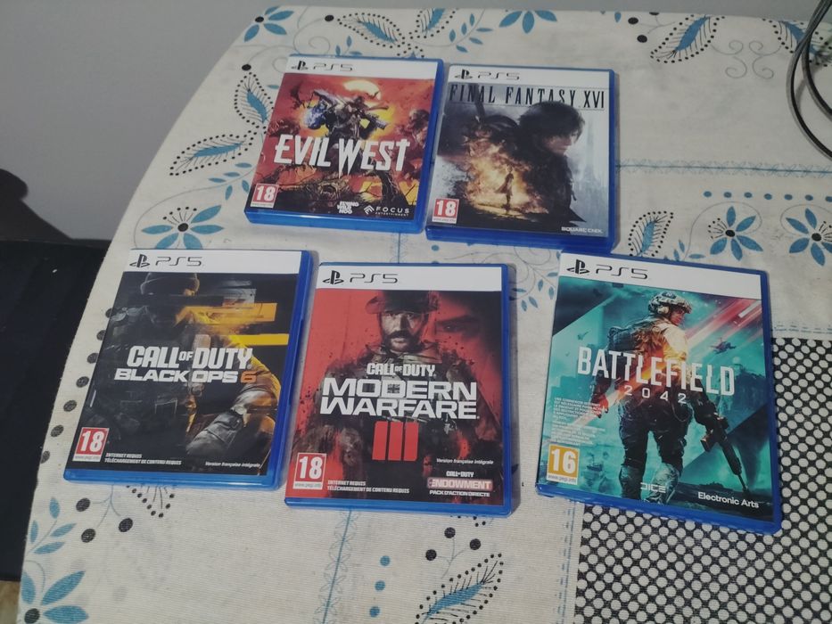 Lote de jogos ps5