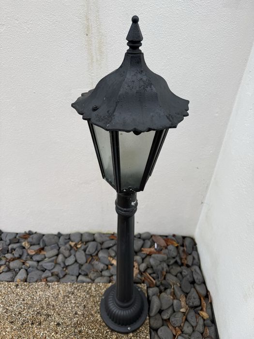 2 candeiros de esterior ferro