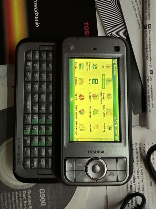 Toshiba G900 (Portégé) - telefon kolekcjonerski