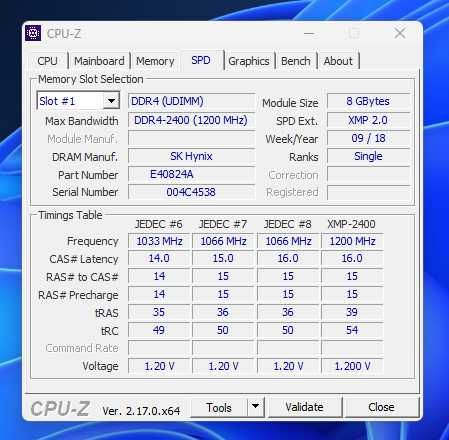 Оперативка 16гб DDR4 2400MHz CL15