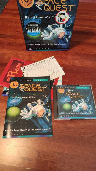 *Novo preço* Jogo PC Space Quest Collection Series 6 Full Games Big Bo