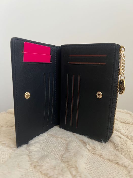Portfel czarny damski NOWY