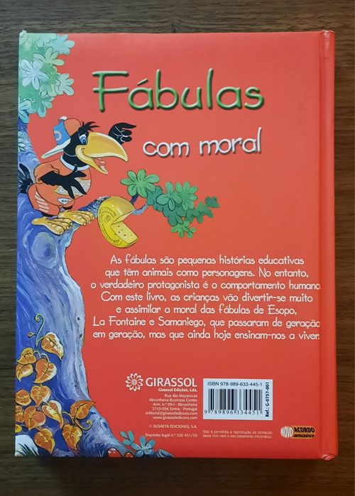 FÁBULAS com Moral