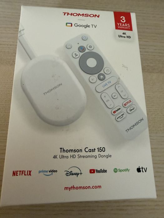 Thomson Cast 150 Google TV 4K Ultra HD — Novo