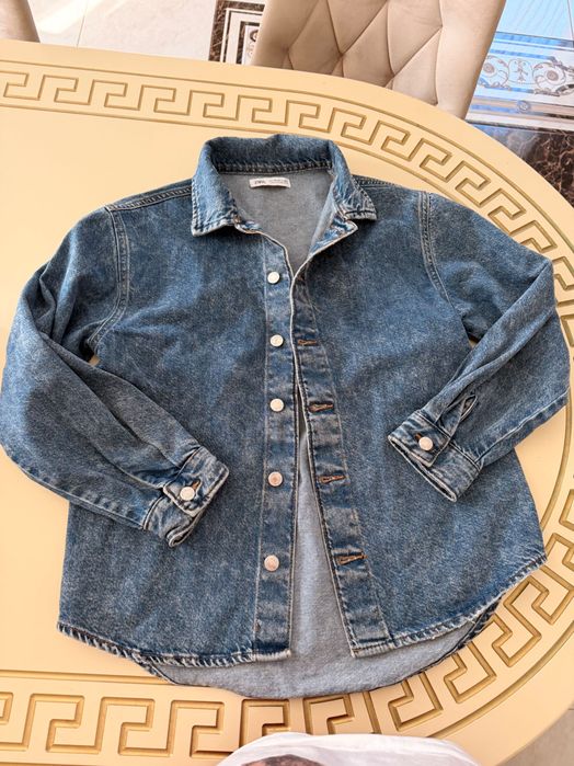 Джинсова сорочка Zara дівчинки 12 років