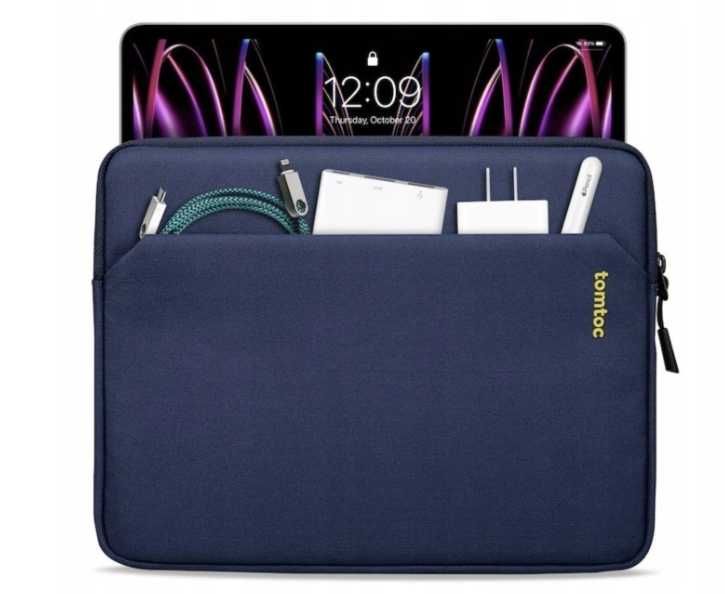 Tomtoc Sleeve - iPad 10,9" / iPad Pro 11", ciemnoniebieski Slim Etui