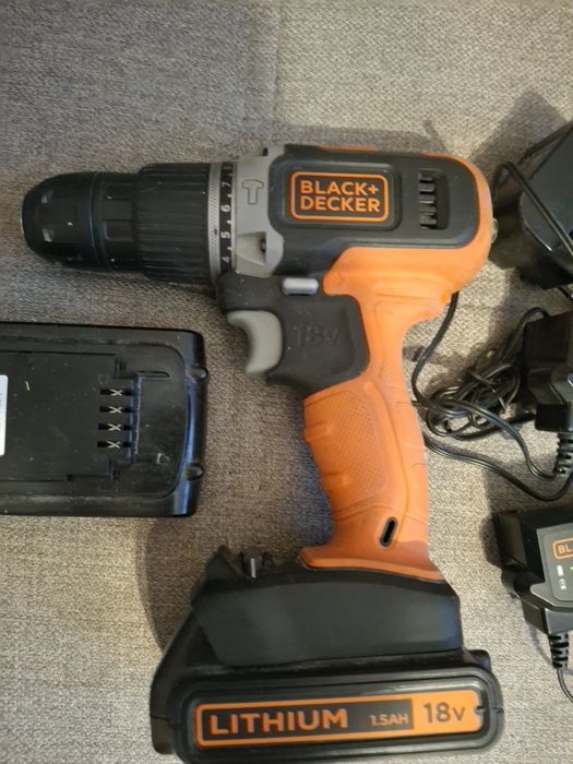 Wiertarkowkrętarka black&decker